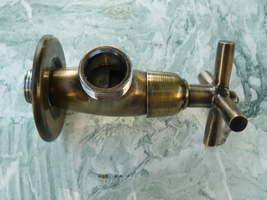 robinet douche exterieur bronze croisillon 5